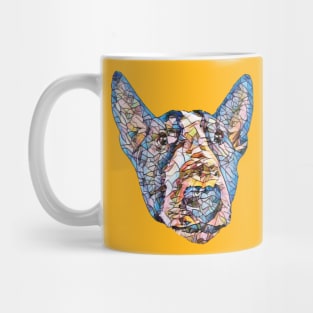 English Bull Terrier Colorful Face Mug